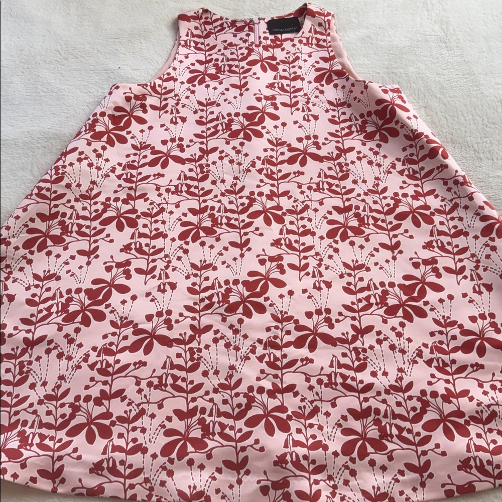 Anthropologie Cynthia Rowley Chestnut Hill Red Motif Mini Swing Dress NWT - Picture 12 of 16